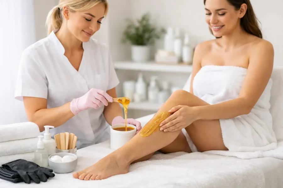 Brazilian Body Hair Removal With Sugaring