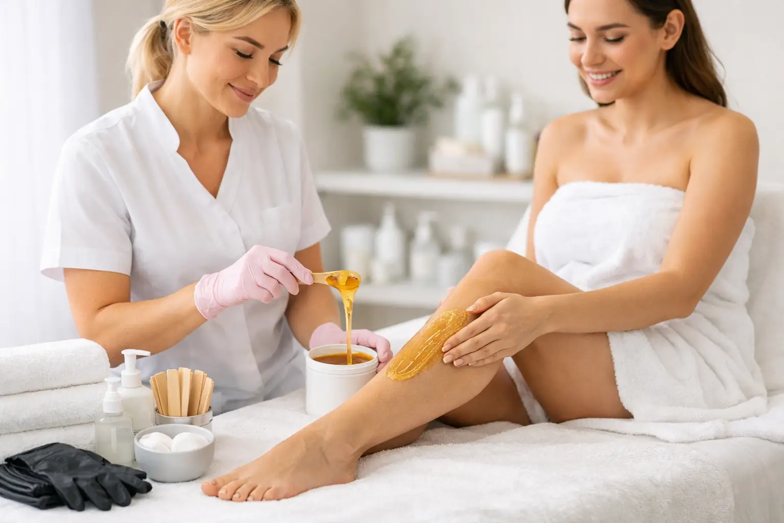 Brazilian Body Hair Removal With Sugaring